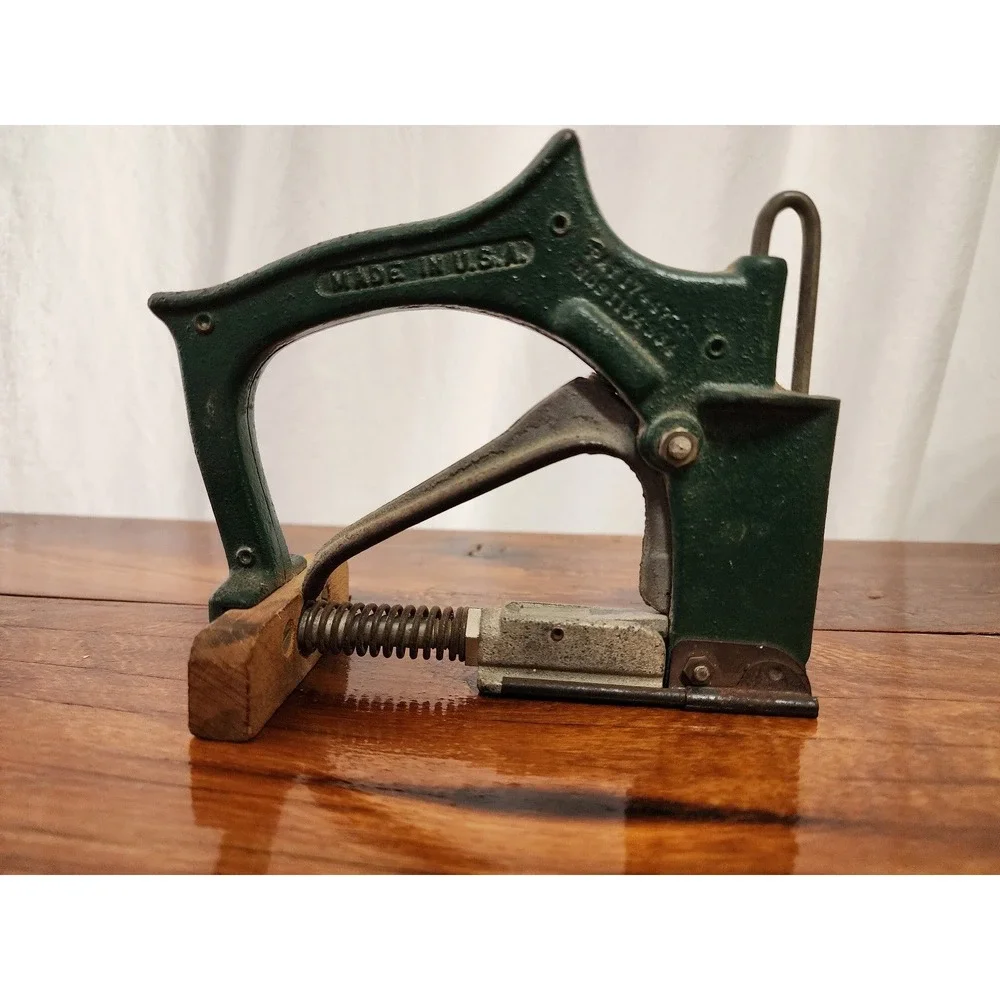 Vintage‎ Fletcher Window Pane stapler Metal